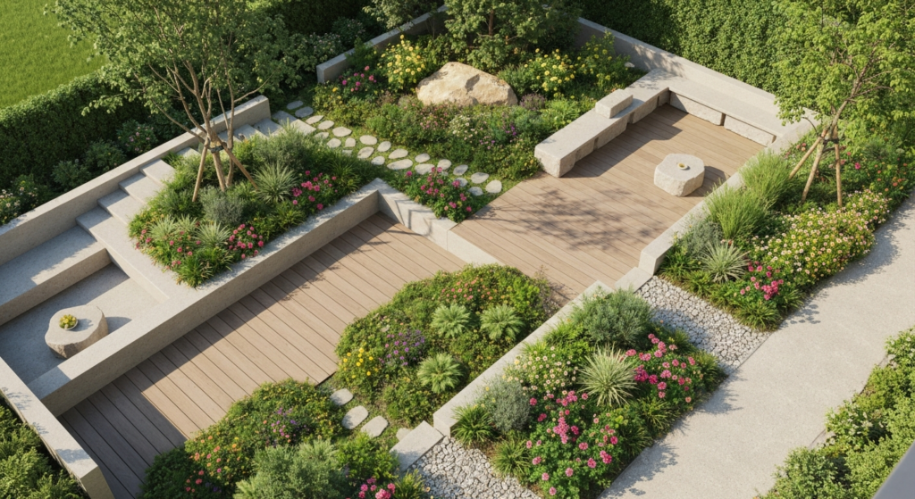 tuin indelen