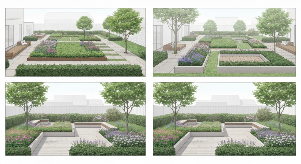 tuinontwerp voorbeelden