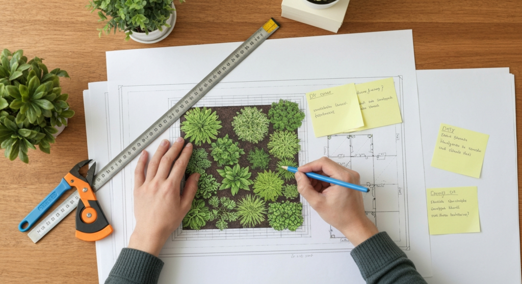 zelf tuinontwerp maken