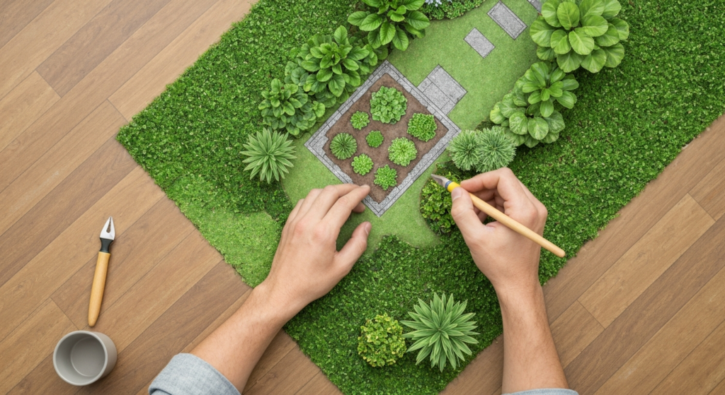 zelf tuinontwerp maken