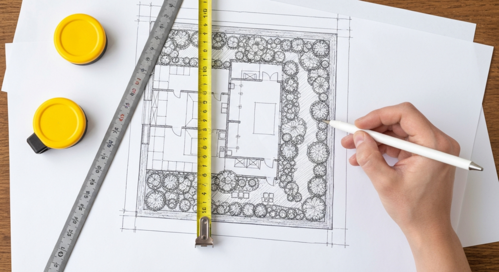 tuinontwerp tekenen