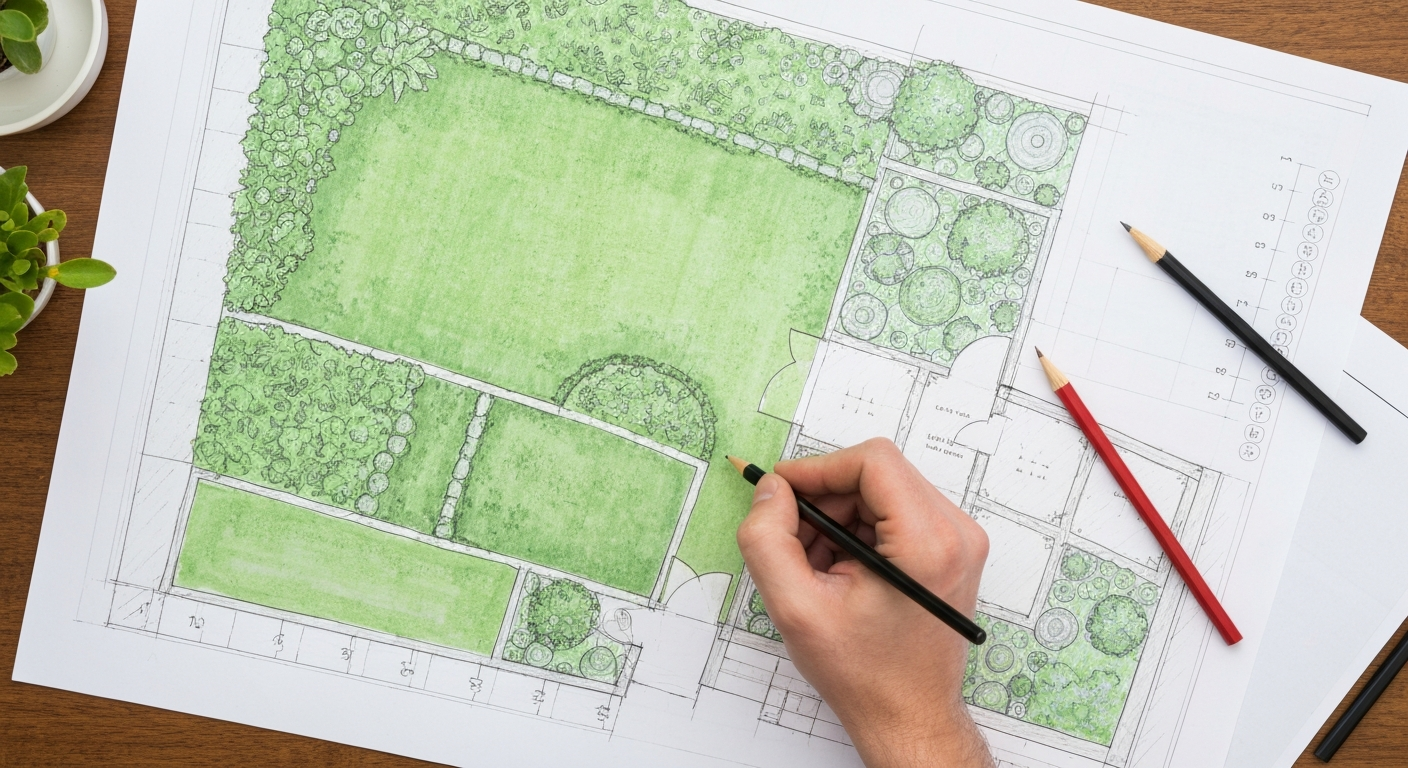 tuinontwerp tekenen