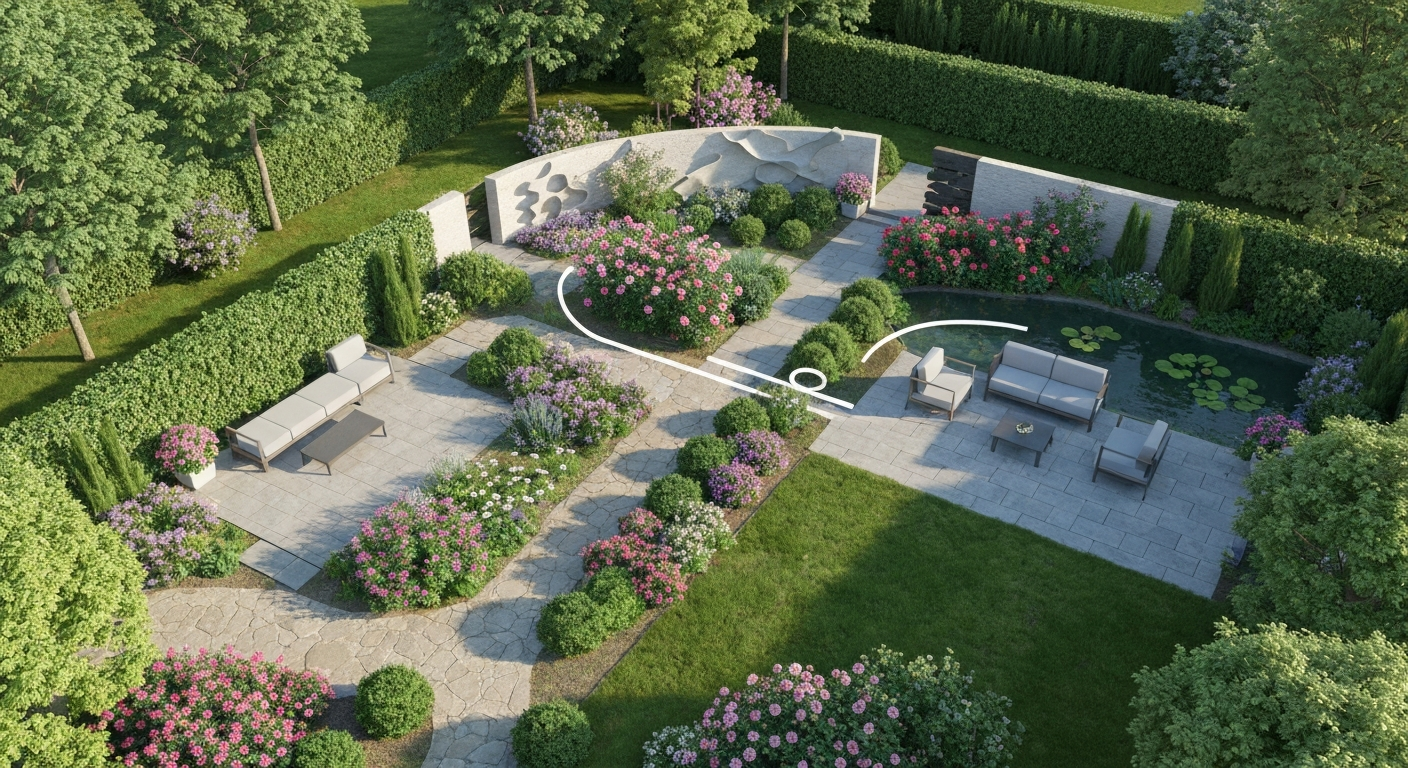 tuin indelen